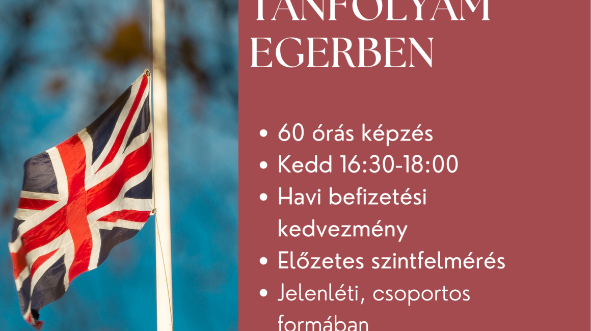 Középfokú angol nyelvtanfolyam