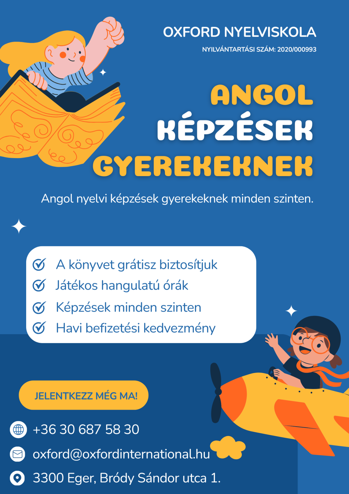Angol nyelvi képzés a gyerekeknek nyáron