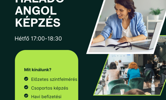 Haladó angol csoportos képzés